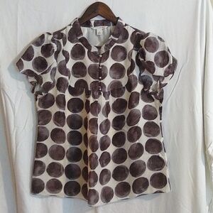Brown top blouse